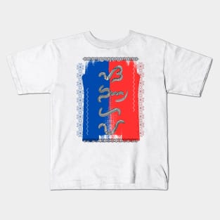 Philippine Flag / Baybayin word Sanghaya (Dignity) Kids T-Shirt